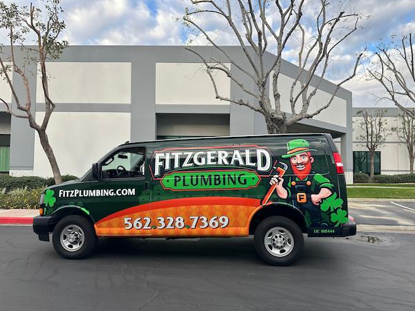 Fitzgerald Plumbing Service Van